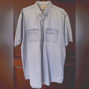 Bundle Discount Offer! Men's XLT Denim Button-Down shirt. Dry-cleaned.